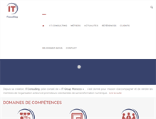 Tablet Screenshot of itconsulting.ma